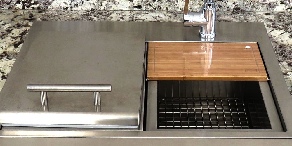 Deluxe Cocktail Bar Station, Stainless Steel, with Fully Insulated