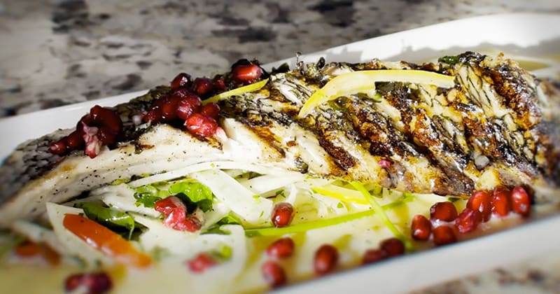 Grilled Sea Bass