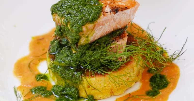Griddle-Cooked Salmon