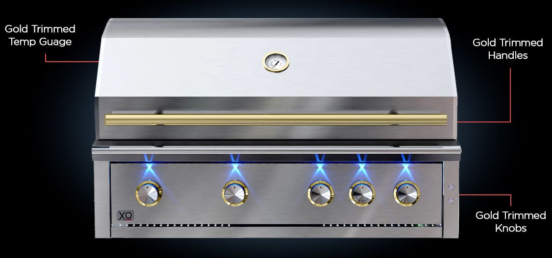 XO Gold Trim Grill